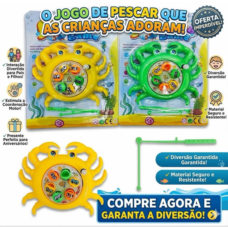 Brinquedo Pega Peixe com Corda - Pescaria Infantil