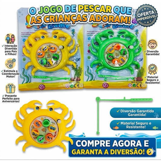 Brinquedo Pega Peixe com Corda - Pescaria Infantil