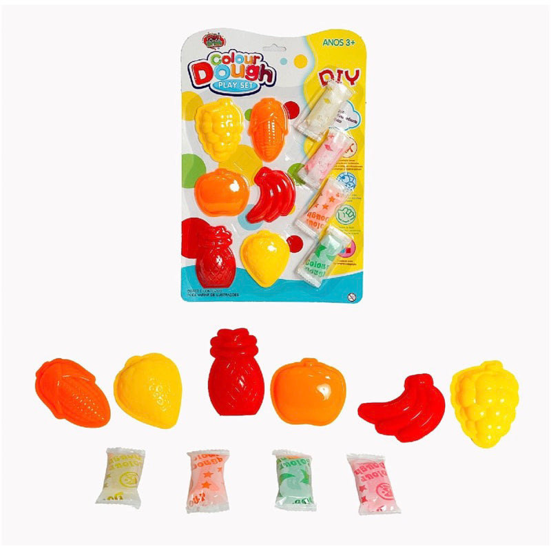 Kit Massinha Infantil com Forminhas de Frutas