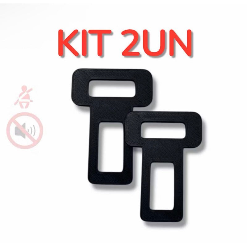 Kit 2 Clips de Cinto Universal Anti Alarme para Carro