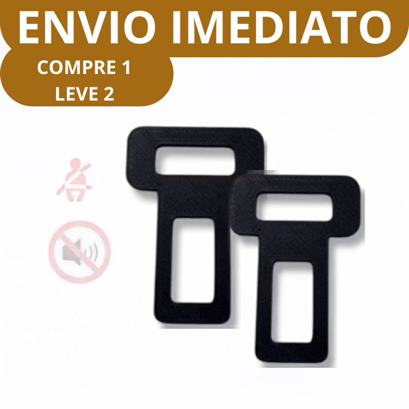 Kit 2 Clips de Cinto Universal Anti Alarme para Carro