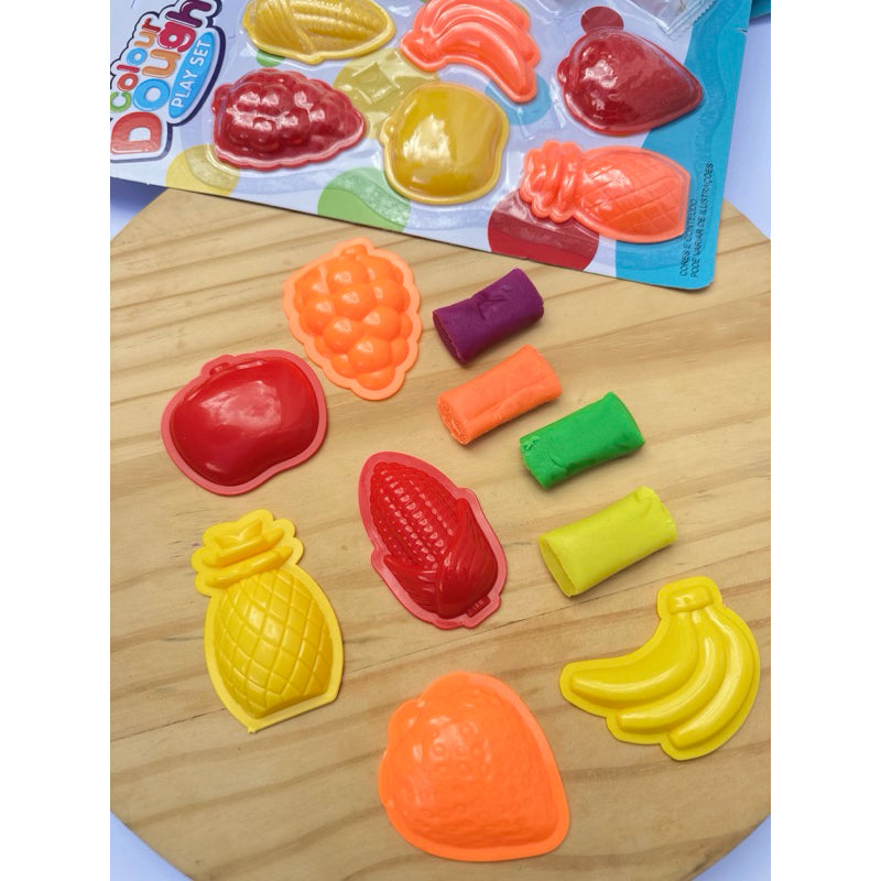 Kit Massinha Infantil com Forminhas de Frutas